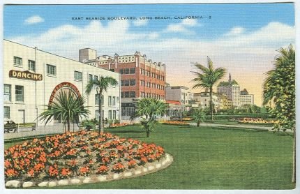 Postcard of East Seaside Boulevard, Long Beach, California