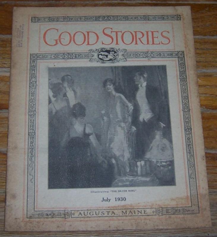 Good Stories Magazine July 1930 Vintage Fiction, Recipes, Household
