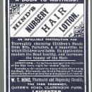 Vintage Hind's Nursery Hair Lotion Label A Boon to Mothers