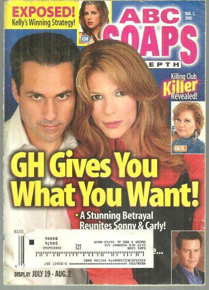 ABC Soaps in Depth Magazine August 2, 2005 GH Gives You What You Want On Cover