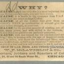 Victorian Trade Card for McLaughlin's Coffee with Two Old Ladies Enjoying Coffee