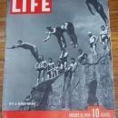 Life Magazine August 8, 1938 Into a Quincy Quarry on the Cover/Swing Music
