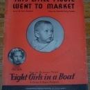 This Little Piggie Went to Market From Eight Girls in a Boat 1933 Sheet Music