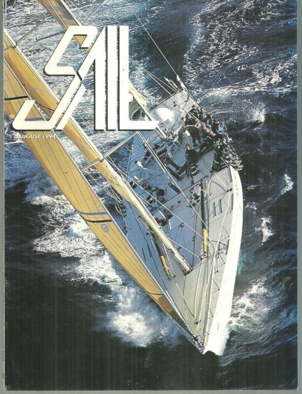 Sail Magazine August 1994 New Zealand Endeavour Whitbread Maxi Class Winner