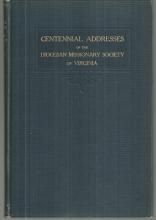 Addresses Delivered at the Protestant Episcopal Church in the Diocese of VA 1929