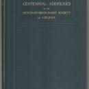 Addresses Delivered at the Protestant Episcopal Church in the Diocese of VA 1929
