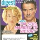 Soap Opera Digest August 19, 2008 YR Nikki and Victor Still Married on Cover