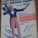 Any Bonds Today Theme Song of the National Defense Savings Program 1941 Music