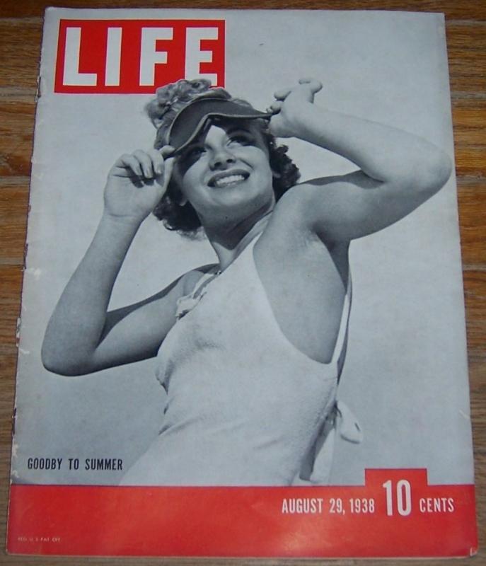Life Magazine August 29, 1938 Goodby to Summer on the Cover/Jimmy Hines/Poland