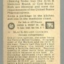 Victorian Trade Card for Arm and Hammer Useful Birds Black-Billed Cuckoo