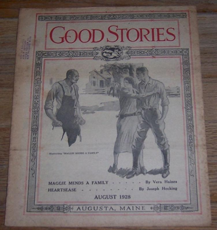 Good Stories Magazine August 1928 Vintage Fiction, Recipes, Household, Poetry