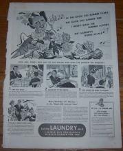 1940 Summer Laundry Life Magazine Advertisement Garden Instead of Washing