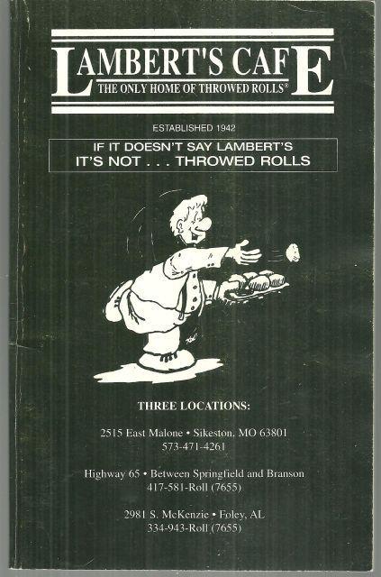 Lambert's Cafe The Only Home of Throwed Rolls Illustrated