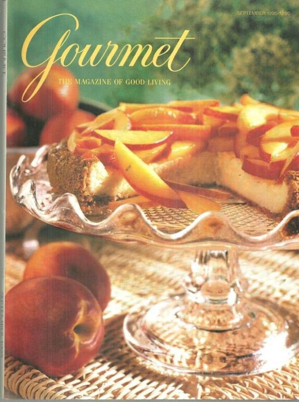 Gourmet Magazine September 1995 French Vegetable Gratins/Weekend in the Country