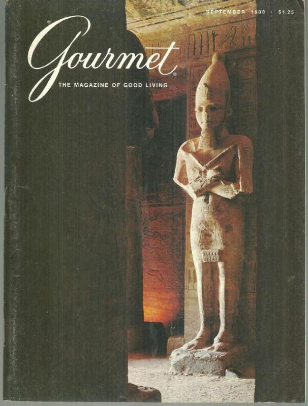 Gourmet Magazine September 1980 Egypt/Three New Hampshire Inns/Bay Leaf/Picnics