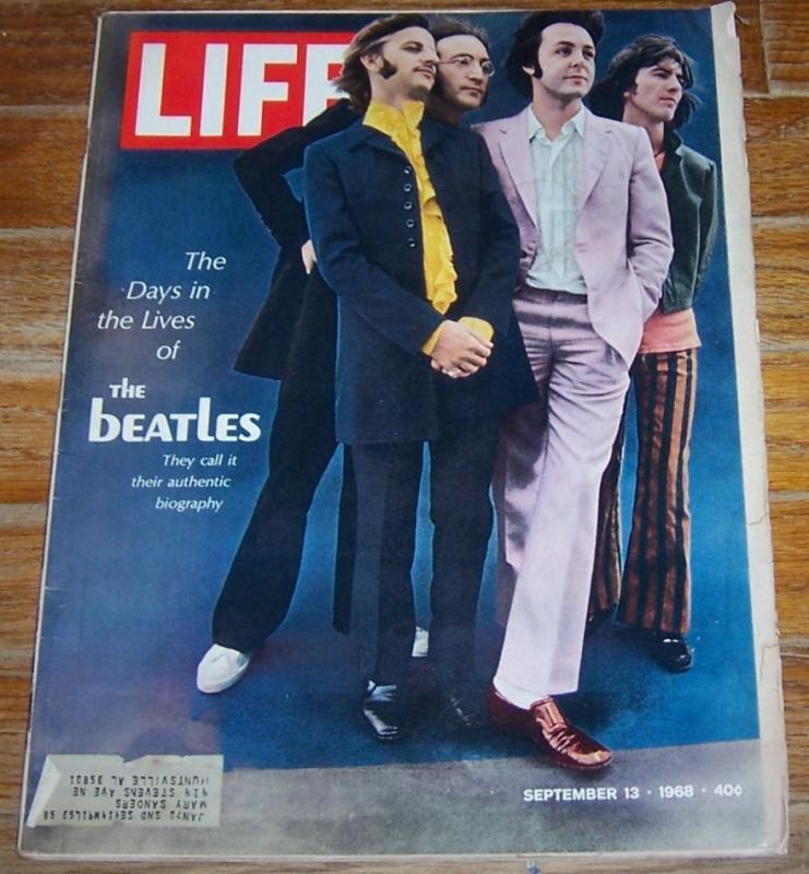 Life Magazine September 13, 1968 The Beatles on the Cover/Designer Fashion