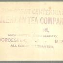Victorian Trade Card The Great Centennial American Tea with Roller Skaters