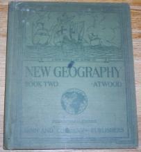 New Geography Book Two Pennsylvania Edition by Wallace Atwood 1929 Atlas