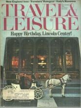 Travel and Leisure Magazine September 1984 Happy Birthday Lincoln Center Cover