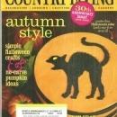 Country Living Magazine October 2008 Halloween Issue/Autumn Style/30th Anniv