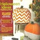 Country Living Magazine October 2012 Halloween Issue/eay Pumpkins/Candy Apples