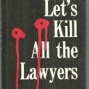Let's Kill All the Lawyers by Esther Laden Cava 1991 1st edition Mystery with DJ