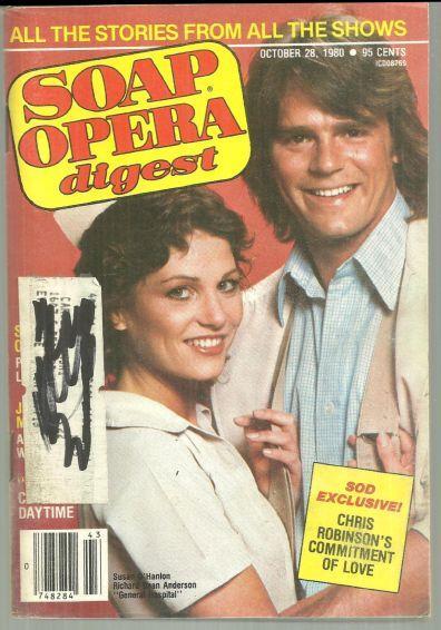 Soap Opera Digest October 28, 1980 Anne and Jeff From General Hospital on Cover