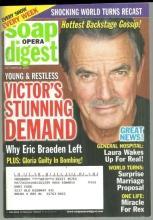 Soap Opera Digest October 28, 2008 Victor's Stunning Demand on the Cover