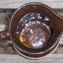 Vintage Robinson Ransbottom Pottery Milk Jug with Brown and White Glaze