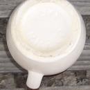 Vintage Robinson Ransbottom Pottery Milk Jug with Brown and White Glaze