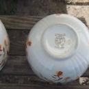 Vintage Hall China Jewel Tea Autumn Leaf Three Piece Mixing Bowl Set