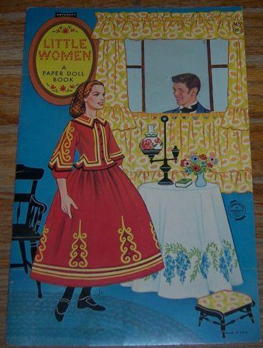 Little Women A Paper Doll Book by Artcraft Uncut Paper Doll Book