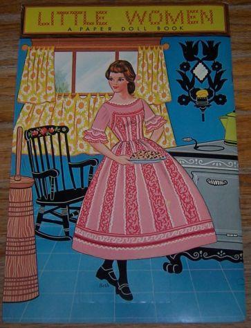 Little Women A Paper Doll Book by Artcraft Uncut Paper Doll Book