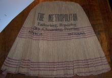 Vintage Paper Hat with Advertising for Metropolitan Tailoring, Attica, Indiana