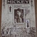 Mickey Mabel Normand Adapted from Mack Sennett's Photoplay Sheet Music 1918