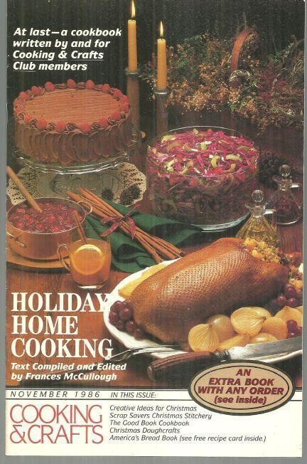 Cooking and Crafts Club November 1986 Catalog Featuring Holiday Cooking