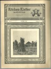 Kitchen Klatter Magazine October 1946 Halloween Hilarity Party/October Garden
