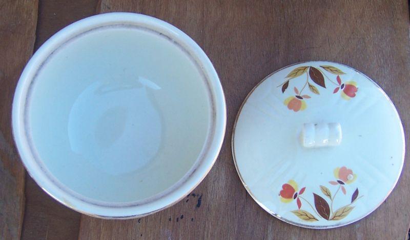 Vintage Hall's China Jewel Tea Grease Jar with Lid