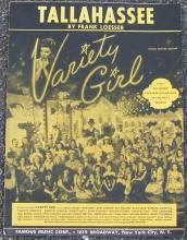 Tallahassee From Variety Girl Starring Bing Crosby/Bob Hope/Gary Cooper 1947