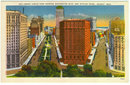 Postcard of Grand Circus Park, Detroit, Michigan