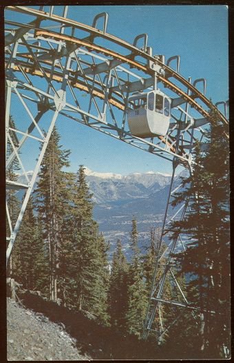 Postcard of Banff Sulphur Mountain Gondola Lift