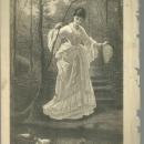 Antique Darling Little Duck Engraved Print from 1876 Peterson's Magazine