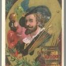 Victorian Trade Card for Detroit White Lead Works with Artist's Paint Palette