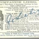 Victorian Trade Card Liebig Fleisch-Extra with Scene from L'Africaine Act IV