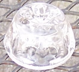 Barreled Thumbprint Open Individual Salt Clear