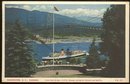 C.P.R. Steamer Lions Gate Bridge Vancouver, Canada 1953 Postcard