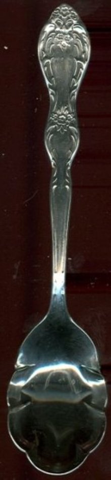 Silverplate Wm Rogers Beverly Manor Pattern Sugar Shell