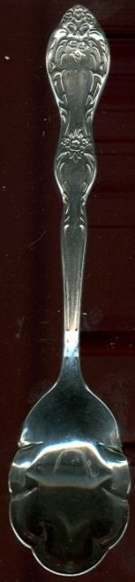 Silverplate Wm Rogers Beverly Manor Pattern Sugar Shell