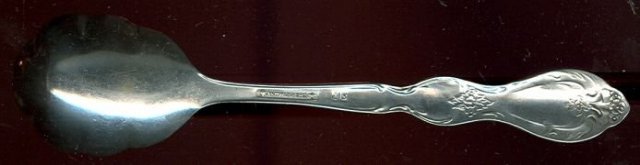 Silverplate Wm Rogers Beverly Manor Pattern Sugar Shell