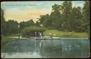Boat House, Mitchell Park, Milwaukee, Wisconsin 1909 Postcard